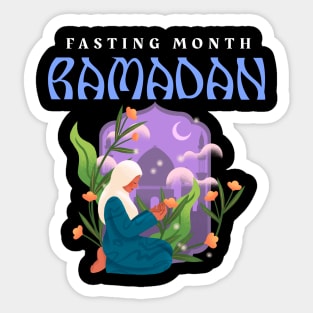 RAMADAN Fasting Month, Cute Gift For Muslim Woman Sticker